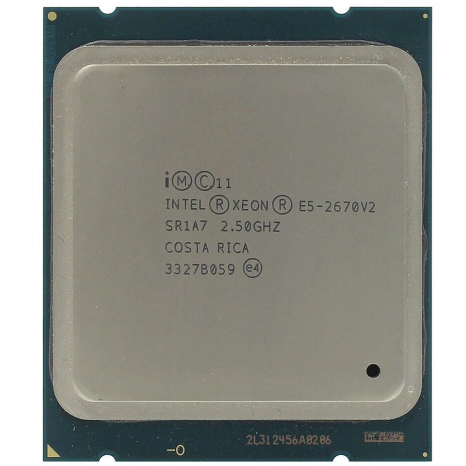 Processore Intel Xeon E5-2650 V2 E5-2660V2 E5-2670V2 E5-2680V2 E5-2690 V2 LGA2011 - Immagine 3 di 4