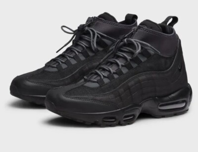 Ppsnabha Nike Air Max Sneakerboot Triple Black Mens Nike Air Max