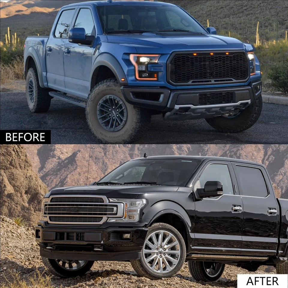 For 20182020 Ford F150 XL Front Bumper Face Bar w/ Fog Light Cutouts