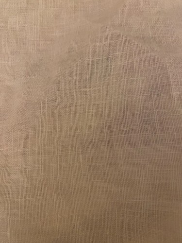 Rose White Linen Fabric - Picture 2 of 2