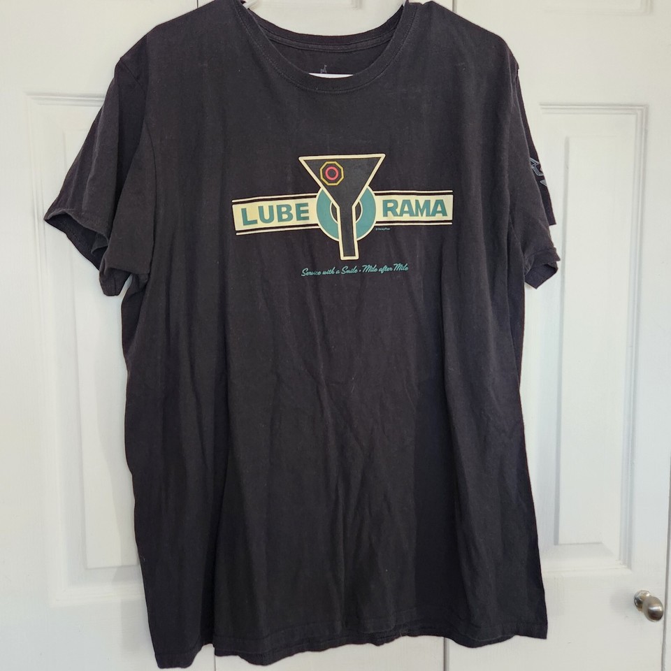 LubeoRama Tshirt Cars Land Walt Disney World Black Adult XL