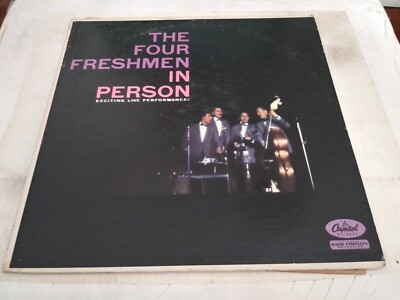 The Four Freshmen In Person VG+ Original Mono Capitol T-1008 LP Record 1958
