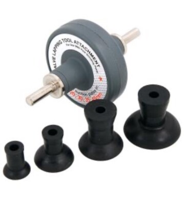Schaftventil Läppwerkzeug Aufsatz + 4 Saugplatten