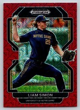 2022 Panini Prizm Draft Picks Red Mojo #PDP166 Liam Simon