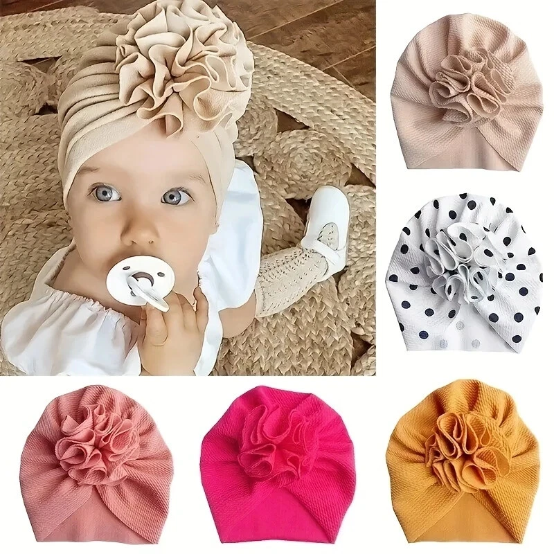 Flower Bloom Turban Hair Head Wrap by Chemo Hats - 0-4 years