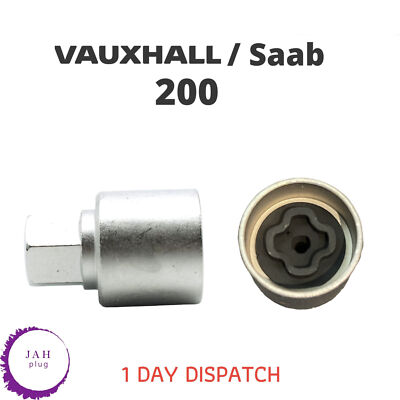 MASTER LOCKING WHEEL SECURITY NUT BOLT REMOVER KEY SOCKET 200Z FOR VAUXHALL SAAB