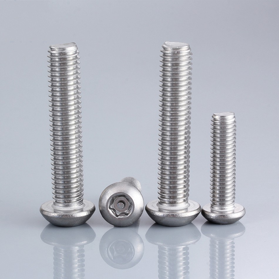 G304 Stainless Steel Tamper Proof Security Bolts Torx Button Head