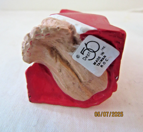 Dept 56 Barefoot Santa Clause 2.25" Tall Christmas Figurine New in box - Picture 2 of 5