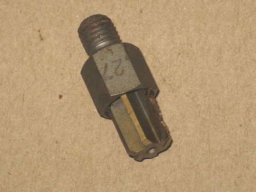 .313 X 1/4"-28 THREADED REAMER 6 FLUTE NOS - Picture 2 of 3