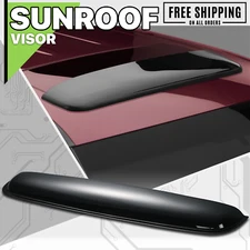 35" Smoke Top Sunroof/Moon/Sun Roof Window Visor Shade Vent Wind Rain Deflector