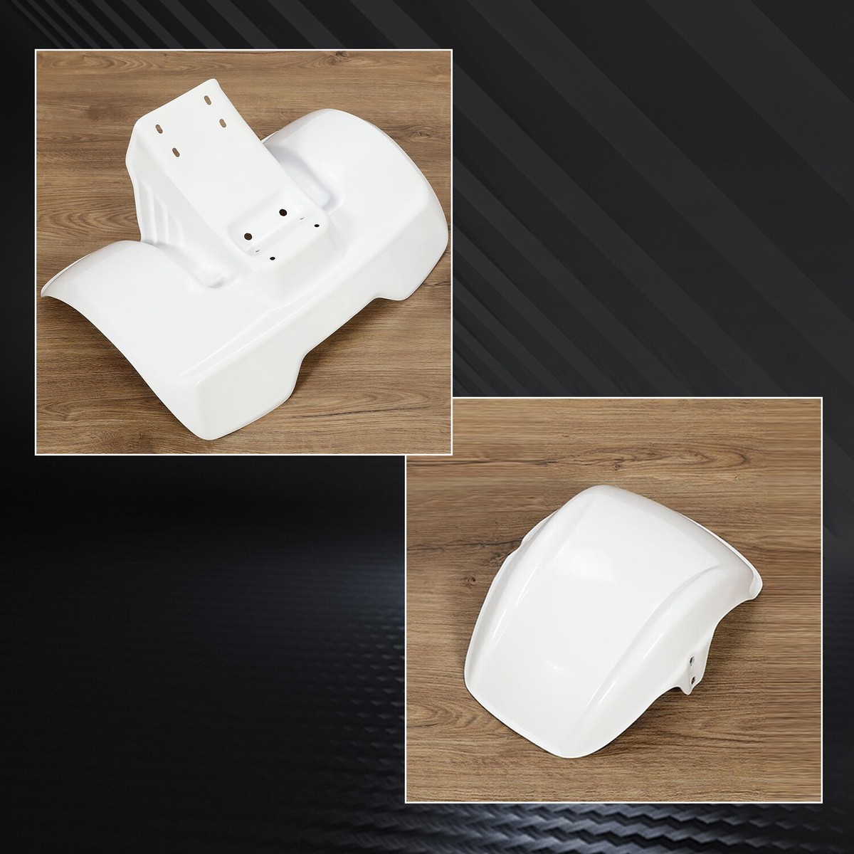 New White Plastic Front & Rear Fender Kit For Honda ATC70 ATC 70