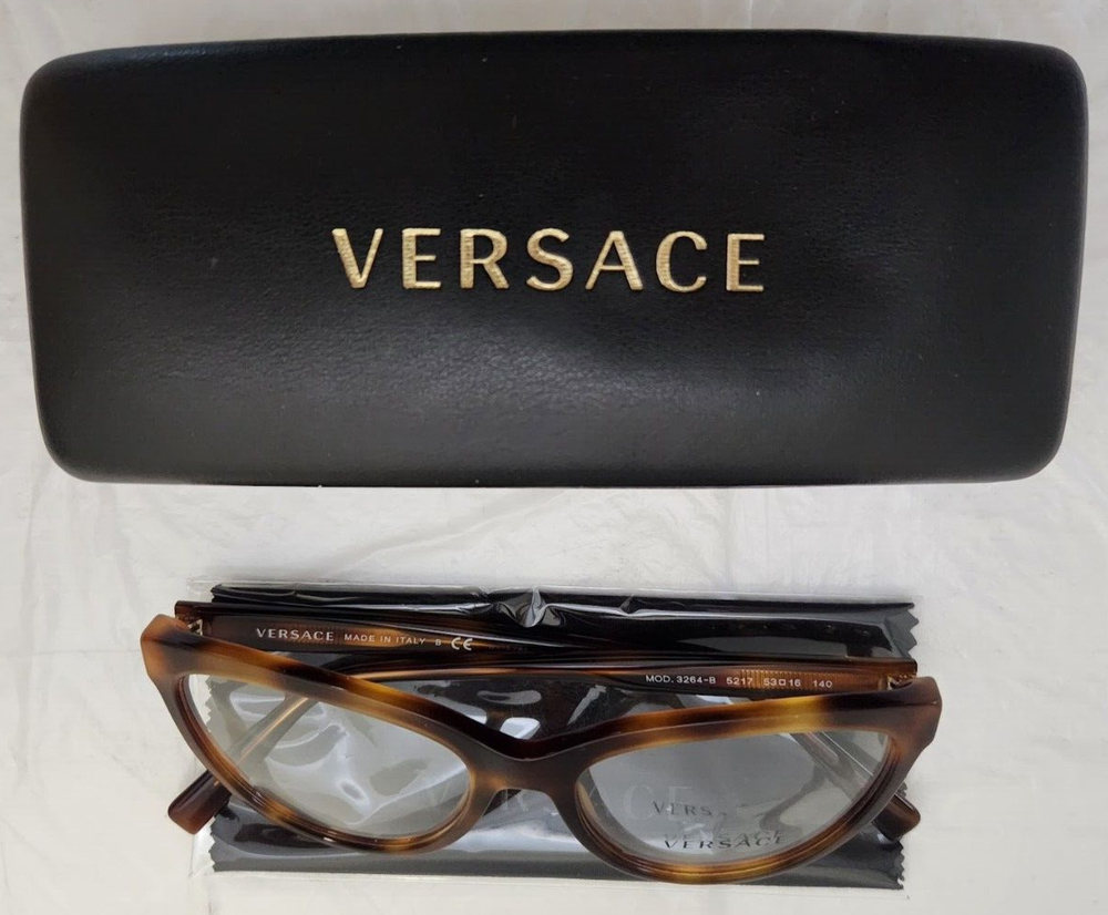 Versace Eyeglasses Frame Mod.3264-B 5217 Havana 53[]16-140 Made in Italy