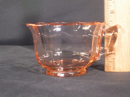 Cambridge Decagon Pink Cups & Saucers Set of 8 - Picture 17 of 19