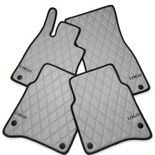 Diamond Eco Leather Floor Mats fits W223 Mercedes Benz Maybach S500 S580 S680