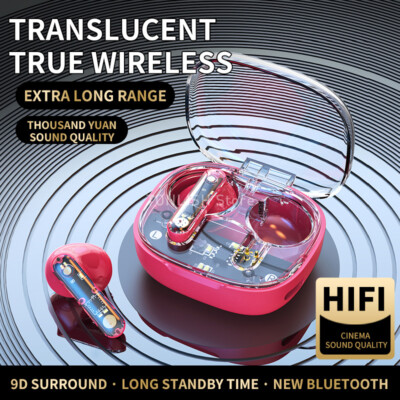Bluetooth Earbuds Headsets Noise Cancelling Headphones iPhone 15/Pro Max Android