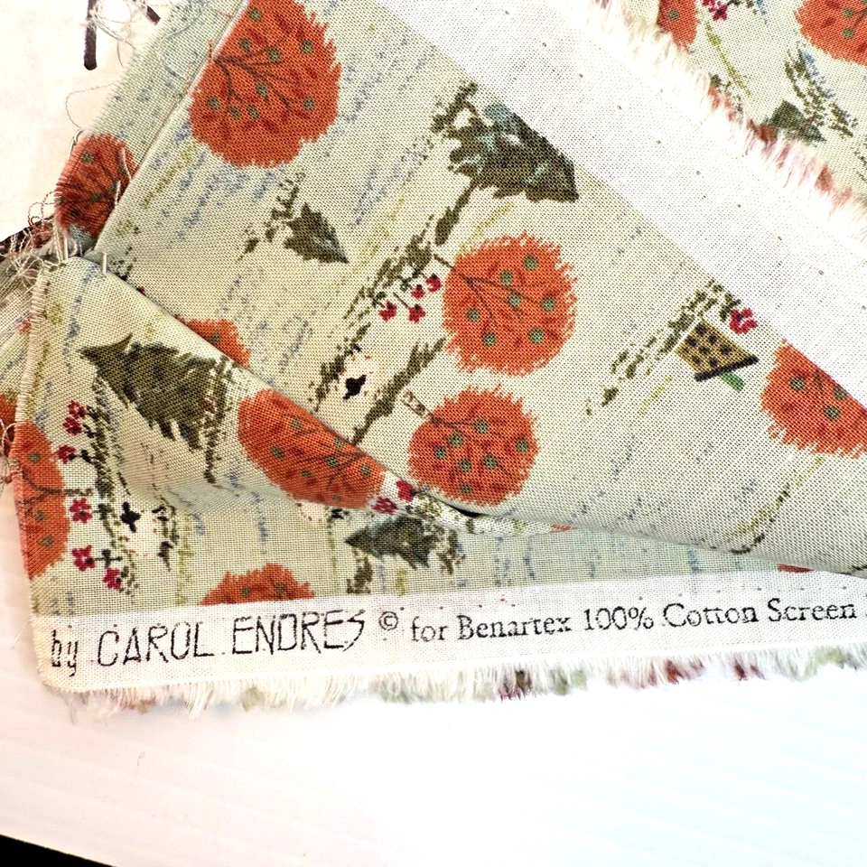 Peace In The Country by Carol Endres for Benartex Fabric Style 574 Sheep 1/2Yd Foto 2 de 2