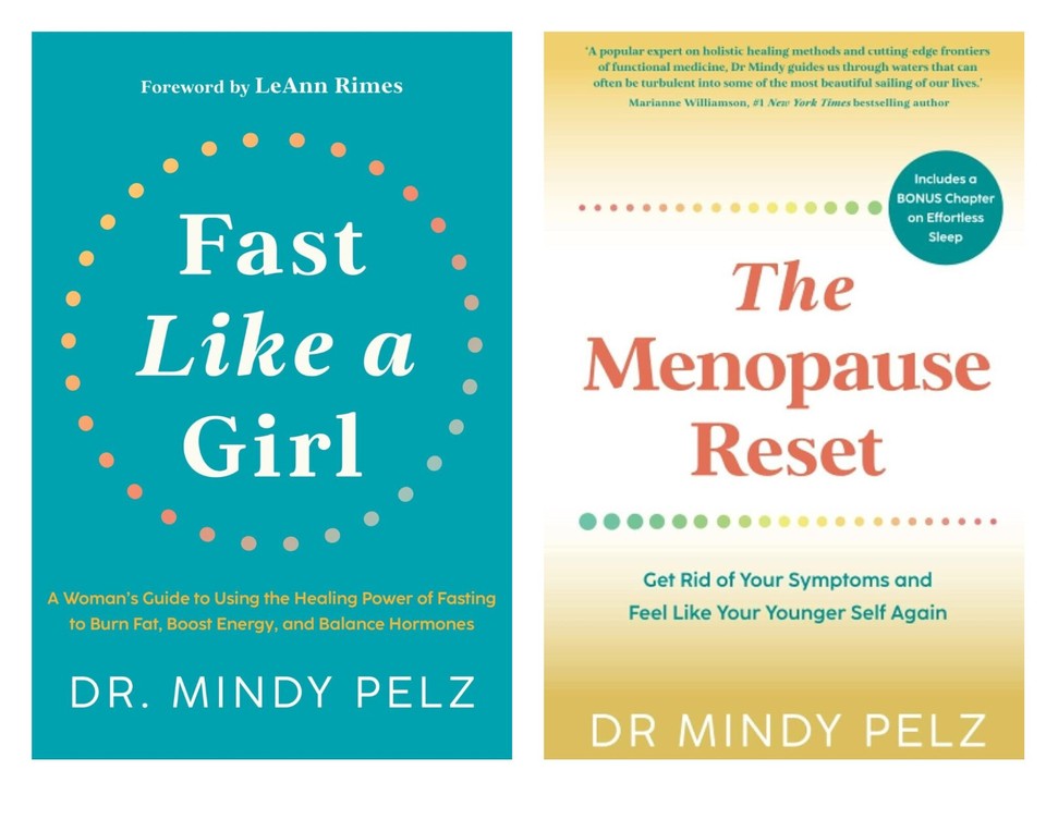 Fast Like a Girl + The Menopause Reset 2 Book set by Mindy Pelz