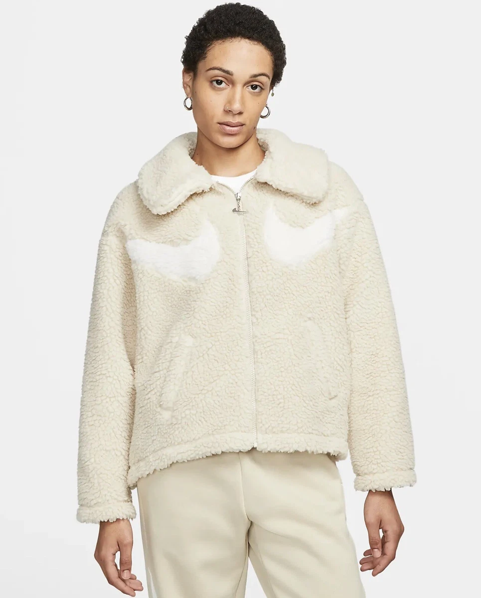 Nike shearling jacket sale