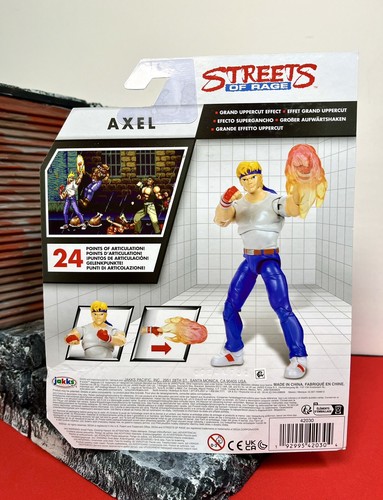 2024 JAKKS Pacific Streets of Rage Action Figure: AXEL - Picture 3 of 3