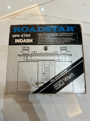 Roadstar Japan GPX-2750 Indash Stereo Vintage OLD SCHOOL