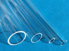 1pcs 205mm Long quartz glass tube transparent pipe clear 1200 C degree resistant