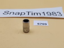 Snap-on Tools 1/4" Drive 8mm Metric Shallow 12-Pt  Chrome Socket TMMD8 USA