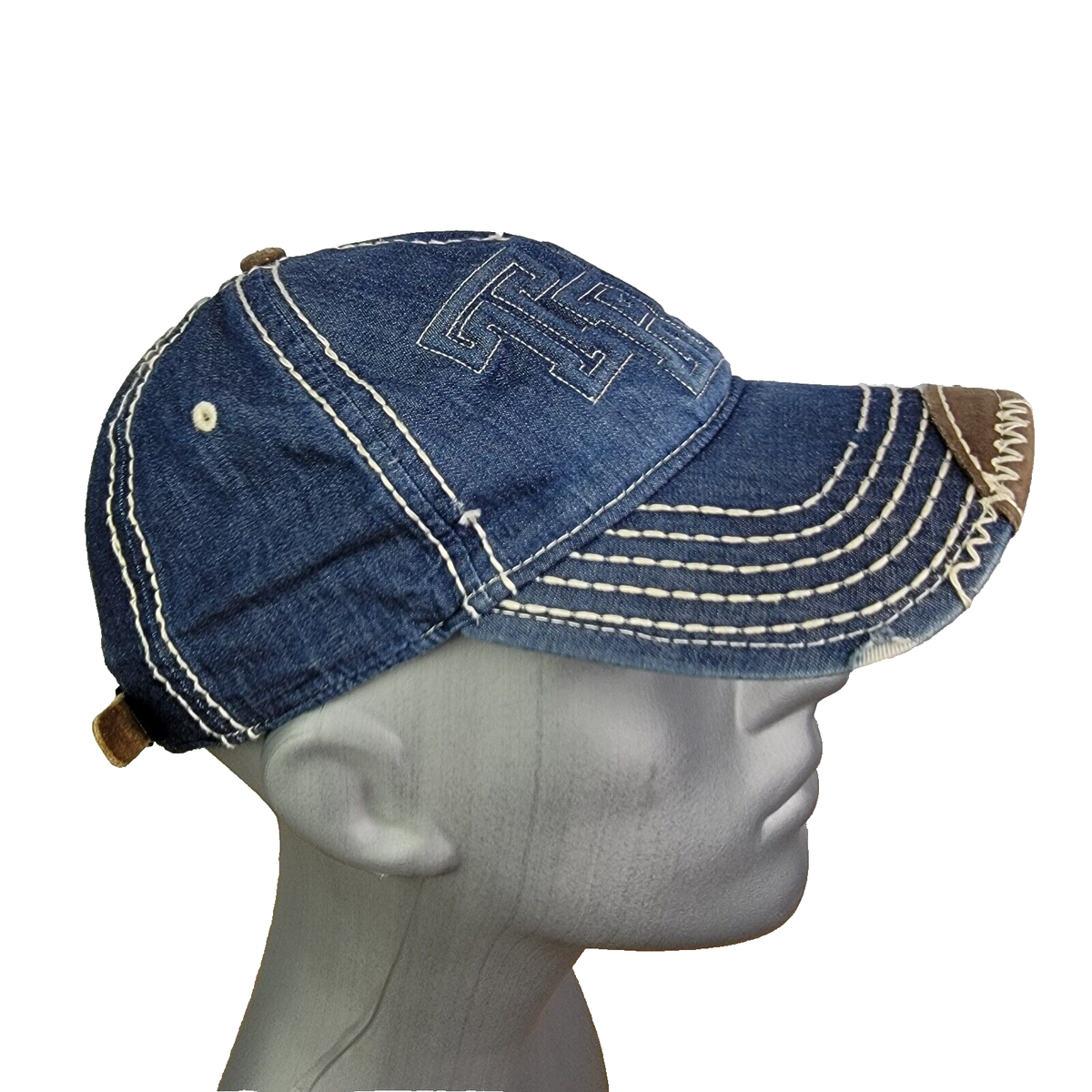帽子 TRUE RELIGION Leather Tracker Cap NEW TRUE RELIGION MEN'S BUDDHA LOGO ADJUSTABLE TRUCKER'S BLACK HAT