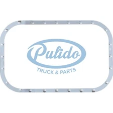 KENWORTH T680 T880 DIMPLED SLEEPER CABIN BAGGAGE DOOR TRIM- PAIR #11739