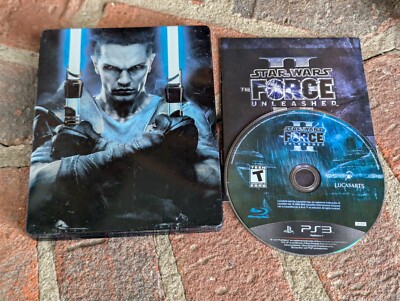 Star Wars Force Unleashed II Steelbook Playstation 3 PS3 Complete CIB Tested