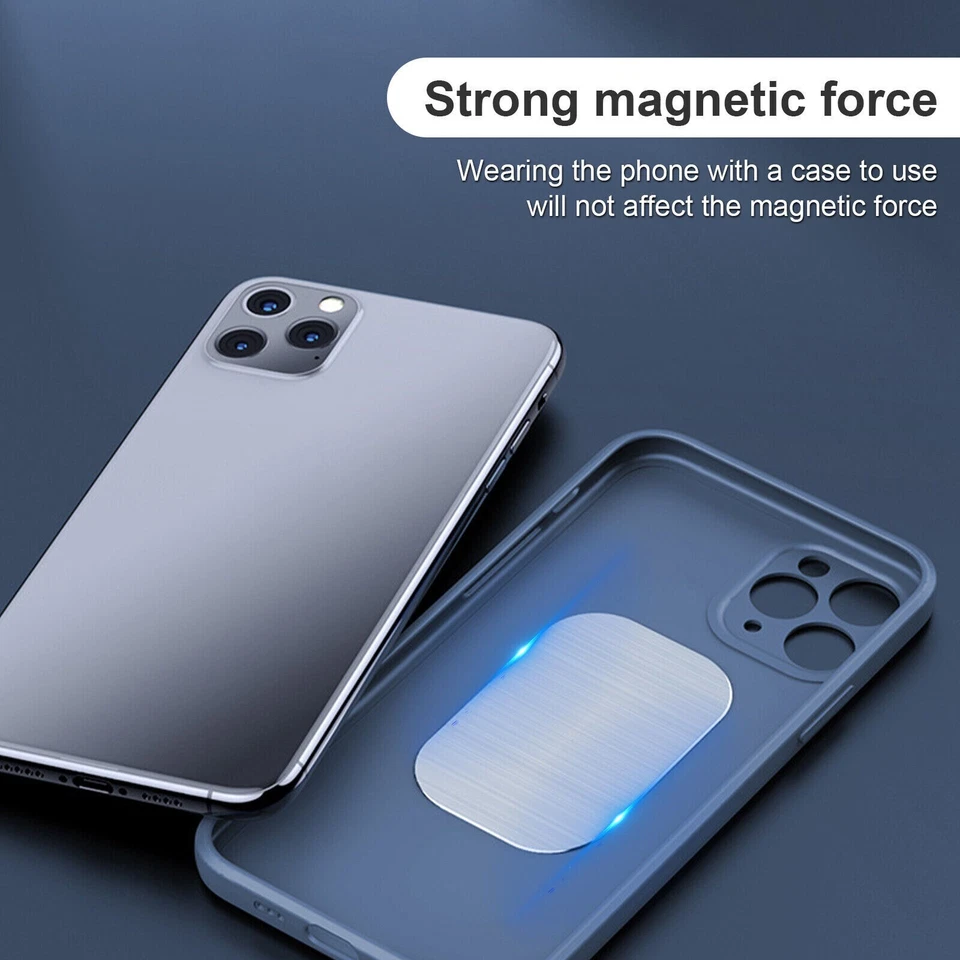 360° Rotation Magnetic Phone Holder Foldable Car Mount Stand Dashboard Universal - Image 4 of 4