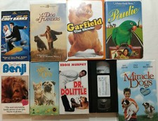 9 VHS Family Agent Cody Banks Dog of Flanders Garfield Paulie Benji Milo & Otis 