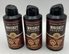 Bath  Body Works Men's Collection LOT of 3 Whiskey Reserve Body Spray 3.7 oz