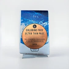 L. Chlorine Free Ultra Thin Super Absorbency Pads with Wings, 28 Count