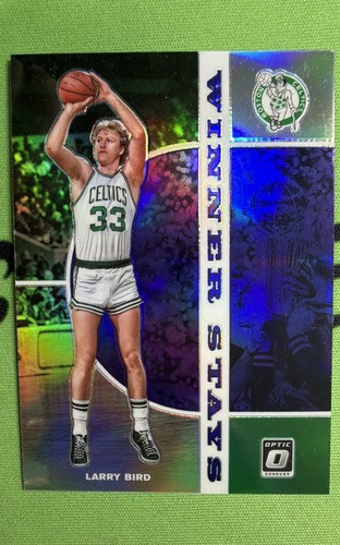 2019-20 Panini Donruss Optic - Winner Stays Larry Bird #11 Purple Prizm