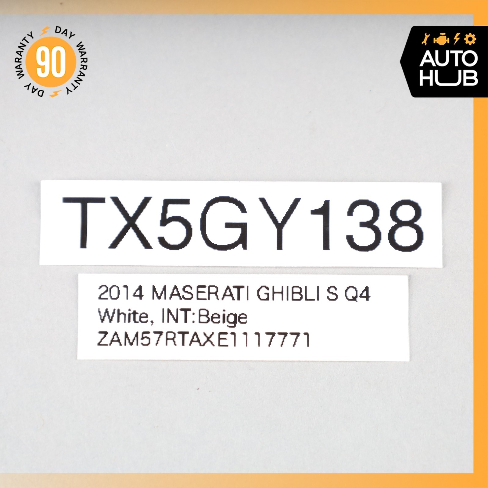 14-16 Maserati Ghibli M157 Quattroporte  ABS Anti Lock Brake Pump Module OEM