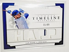 Ian Happ 2017 National Treasures Rookie 71/99 Timeline Materials Jersey Relic RC