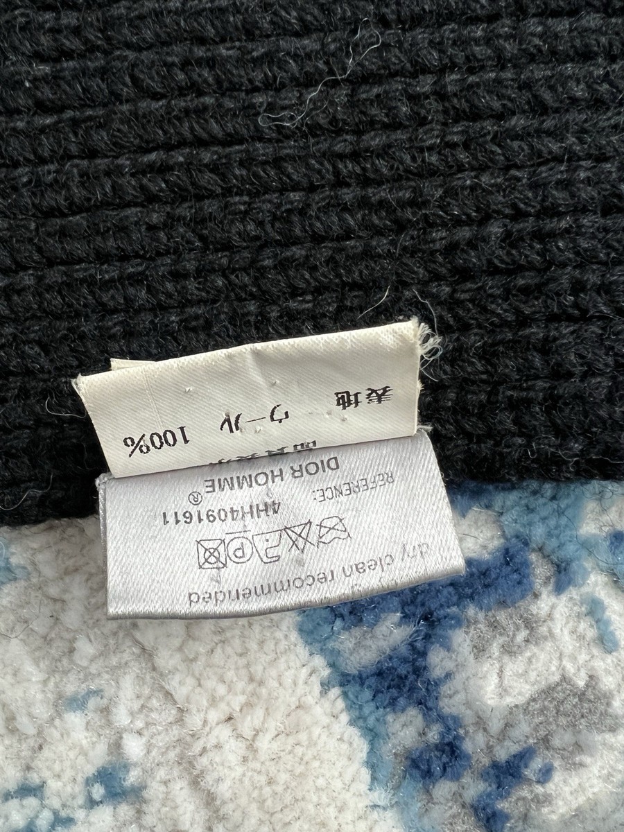 Dior Homme AW04 “VOTC” Long Fringe Scarf by Hedi Slimane – Rare