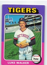 1975 Topps #474 Luke Walker - Detroit Tigers **Set Break**