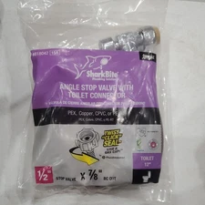 Sharkbite 1/2In Ptc T X 7/8In S Click Seal Toilet Connector