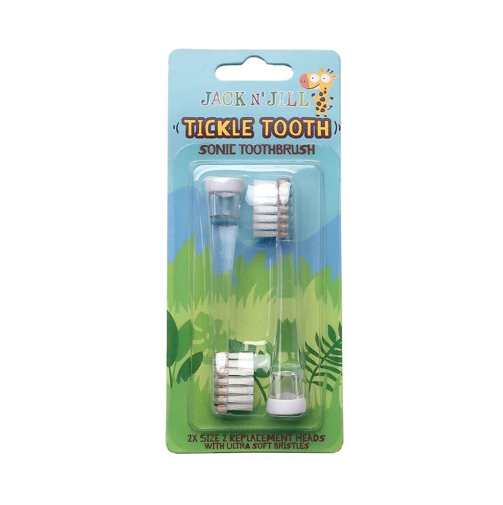 Jack N Jill Tickle Tooth Sonic Replacement Heads - 2 Pack - 2 Pack