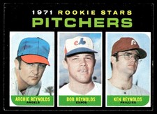 1971 Topps Baseball Card Archie Bob Ken Reynolds RC Rookie Stars #664 EX-MT. rookie card picture