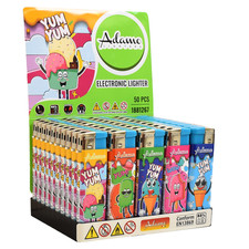 Wholesale Lighters Full Trays Of 50 (Bulk) - LOTS OF DESIGNS Electric Lighter
