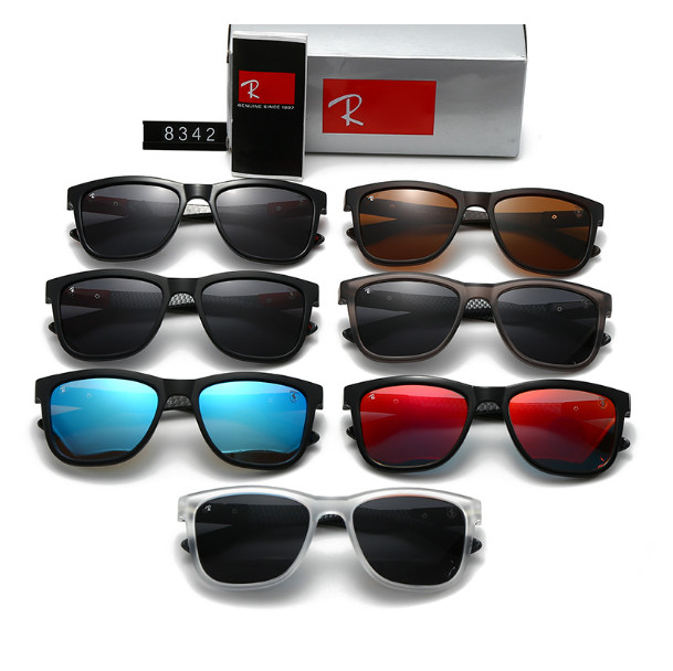 Occhiali da sole Ray Ban RB8342 nuovi moda polarizzati montatura nera unisex 