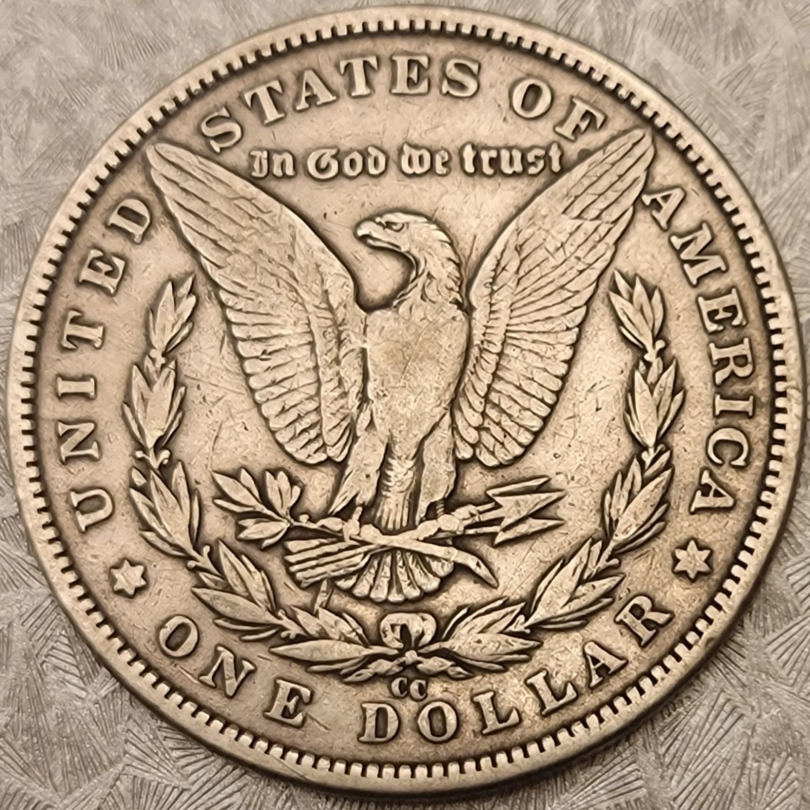 1890-CC VAM-4 Tailbar Morgan Silver Dollar (Looks VF/XF) - RARE CARSON CITY VAM!