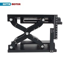 US SHIP】 HTZ210 Z-Axis Lifting Platform 120mm Rotation Positioning Stage Manual