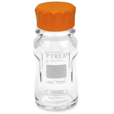 PYREX Slim Line 1399-125, 125ml Media Storage Bottles, w GL45 Cap