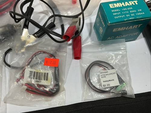 LARGE LOT OF RC Airplane Single cell Chargers Cables LIPO Chargers And Balancer - Picture 9 of 11