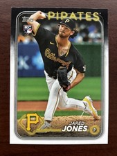 Jared Jones Pittsburgh Pirates 2024 Topps Rookie Card US49. rookie card picture