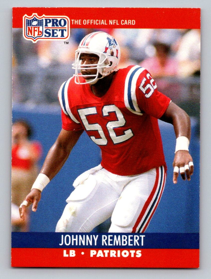 1990 Pro Set Johnny Rembert #581 New England Patriots