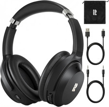 Active Noise Cancelling Headphones, Wireless Over-Ear Bluetooth Headphones ANC,